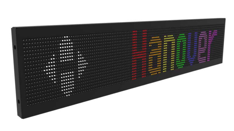 Hanover color destination sign